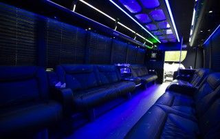 22 passenger Party Bus - Interior